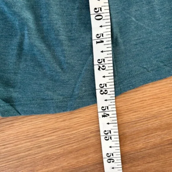 Halara U Neck Flowy Maxi Casual Tank Dress Jade Green NWT Small - Picture 6 of 7